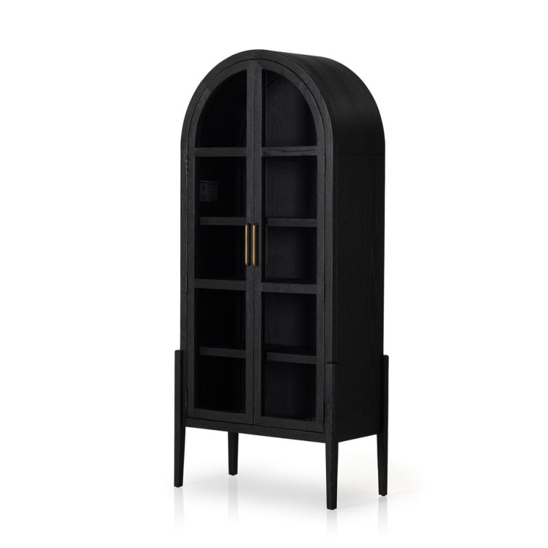 Four Hands - Irondale - Tolle Cabinet-Drifted Matte Black - 225878-004