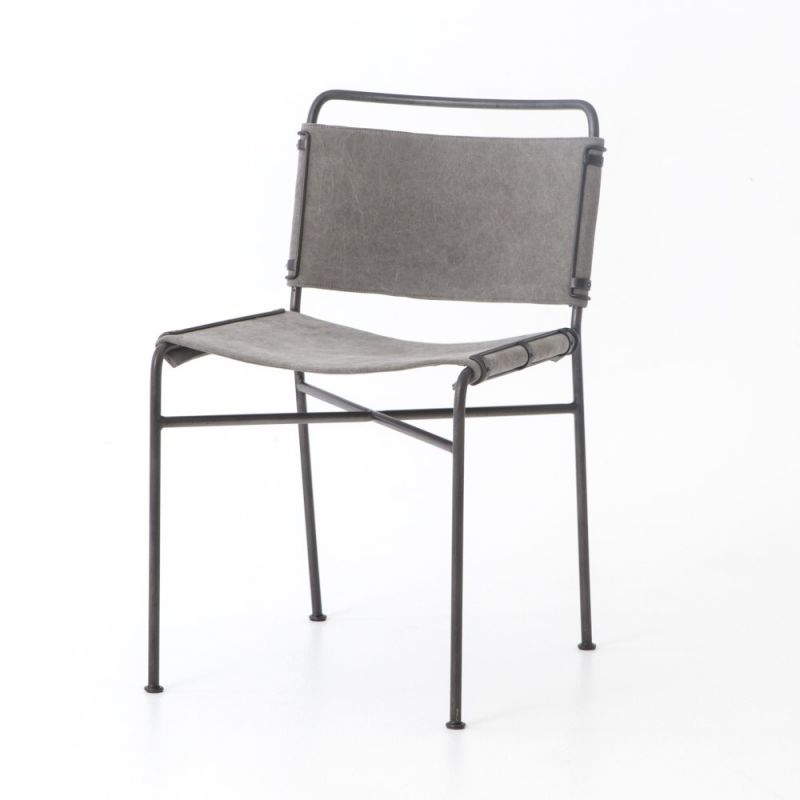 Four Hands - Wharton Dining Chair - Stonewash - 105866-010