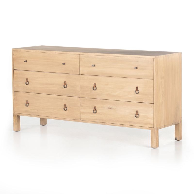 Four Hands - Isador 6 Drawer Dresser - Dry Wash Poplar - 239720-001