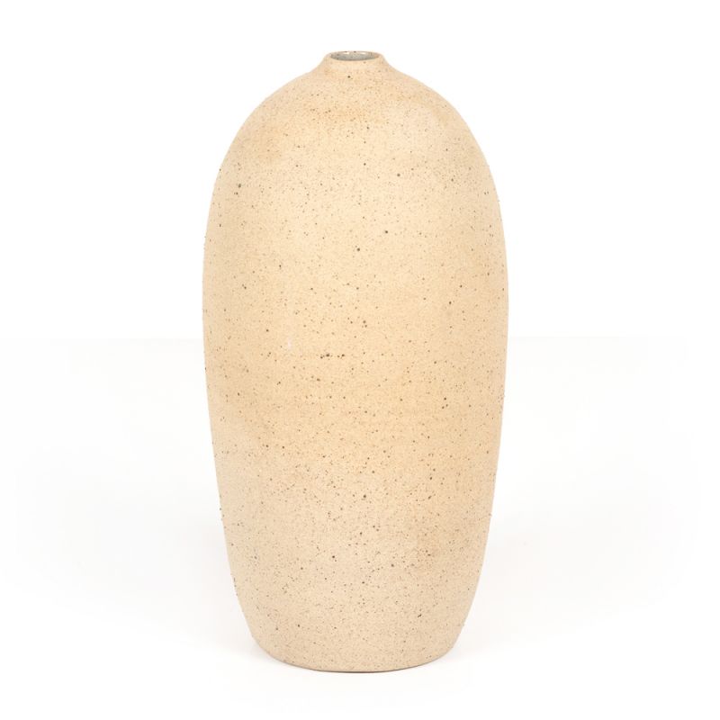 Four Hands - Izan Tall Vase - Natural Speckled Clay - 231135-002