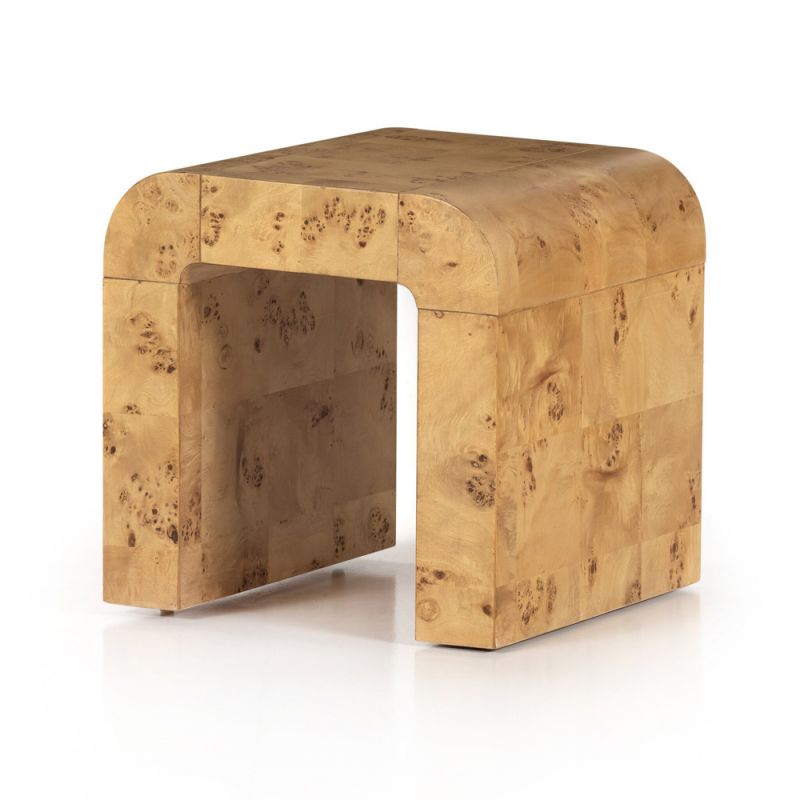 Four Hands - Jenson End Table - Natural Poplar Burl Veneer - 228910-002