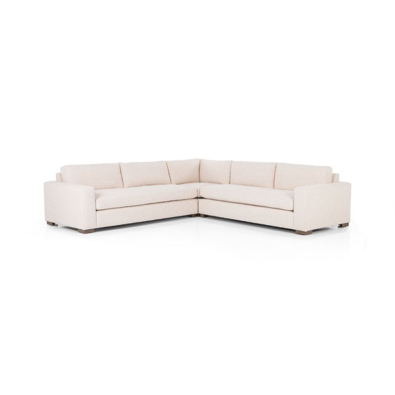 Four Hands - Kensington - Boone 3 Pc Small Corner Sectional-Thames - 100944-002