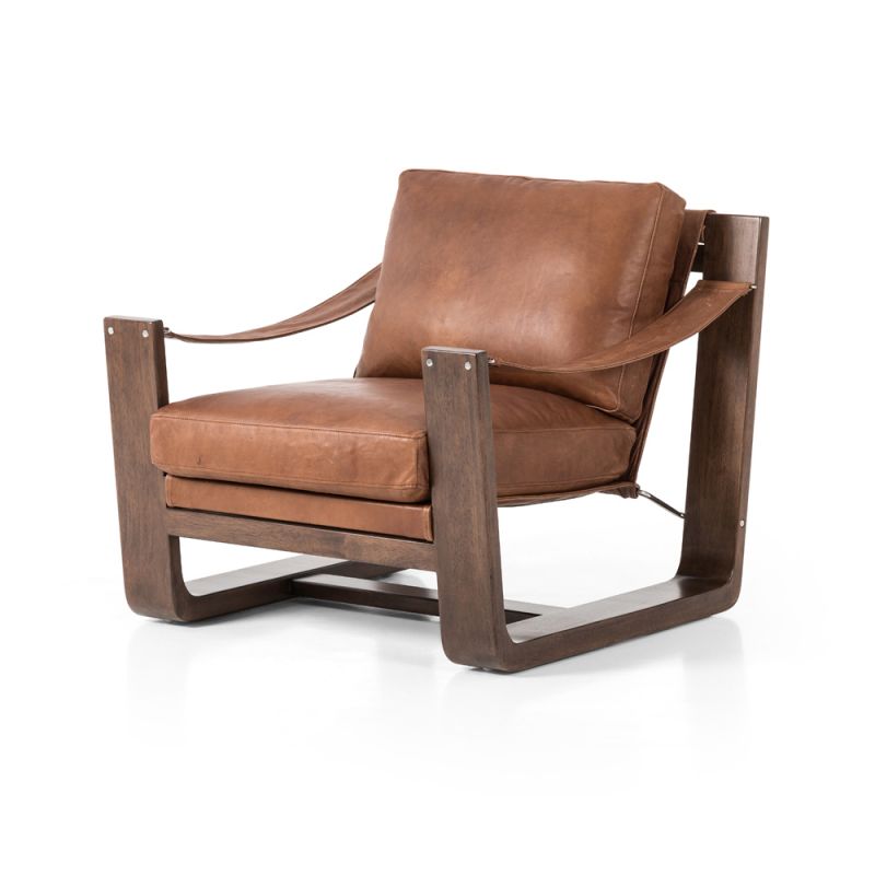 Four hands - Kensington - Cesar Chair-Heirloom Sienna - 235209-001