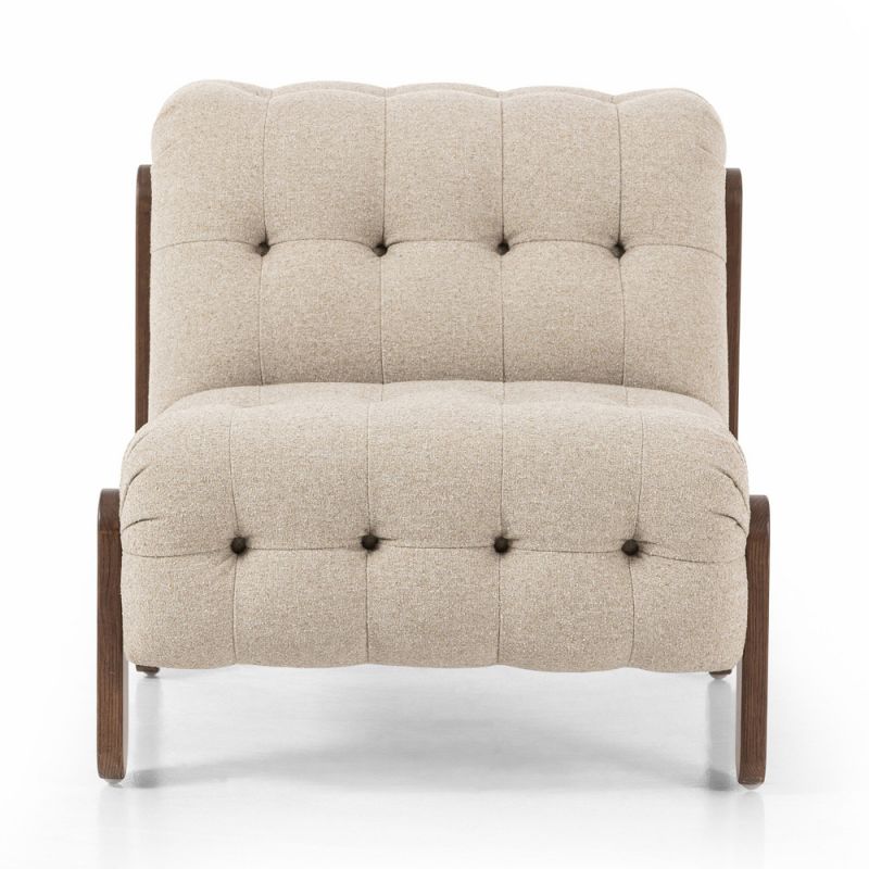 Four Hands - Kensington - Jeremiah Chair - Weslie Flax - 239265-001