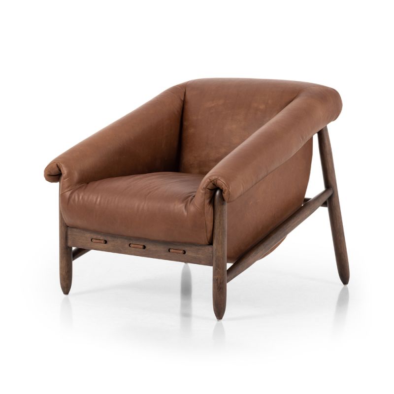 Four Hands - Kensington - Reggie Chair-Heirloom Sienna - 230798-005