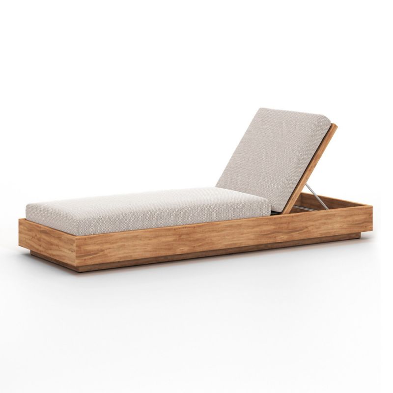 Four Hands - Kinta Outdoor Chaise Lounge - Faye Sand - 109167-004