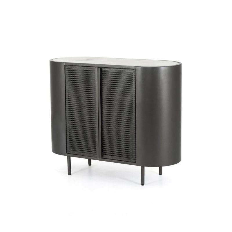 Four Hands - Libby Small Cabinet - Gunmetal - IRCK-334