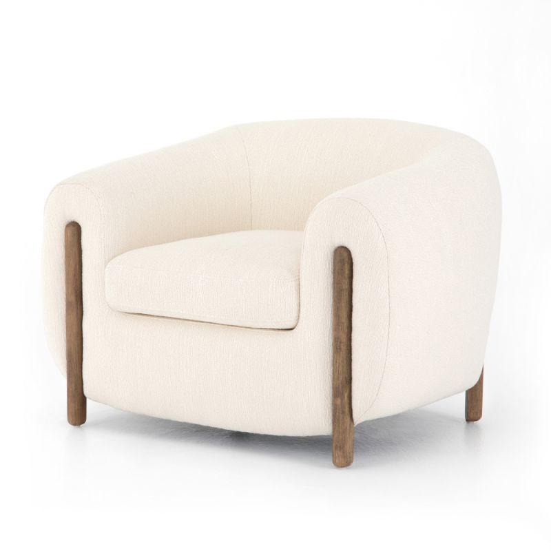 Four Hands - Lyla Chair - Kerbey Ivory - 108950-010