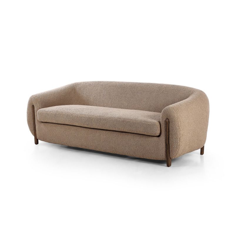 Four Hands - Lyla Sofa - Sheepskin Camel - 226555-012