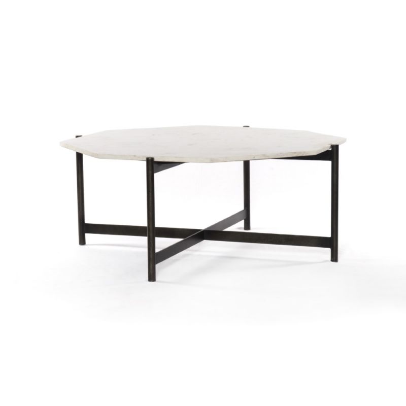 Four Hands - Adair Coffee Table - Hammered Grey - IMAR-179