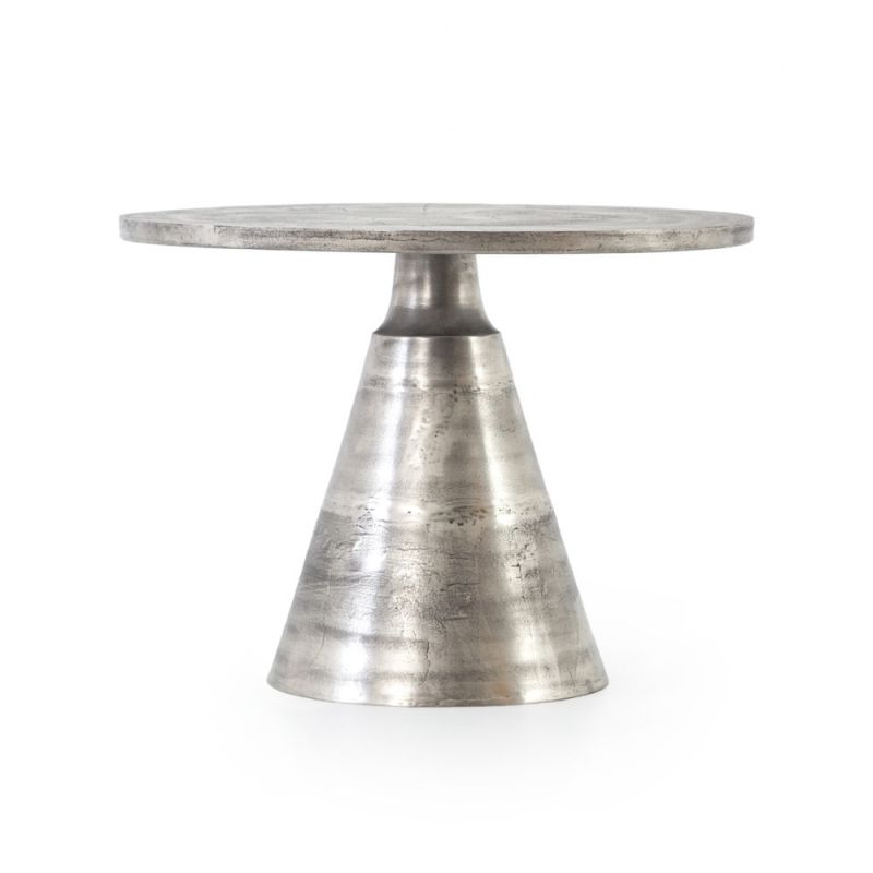 Four Hands - Mina Bistro Table - Antique Nickel - IMAR-149