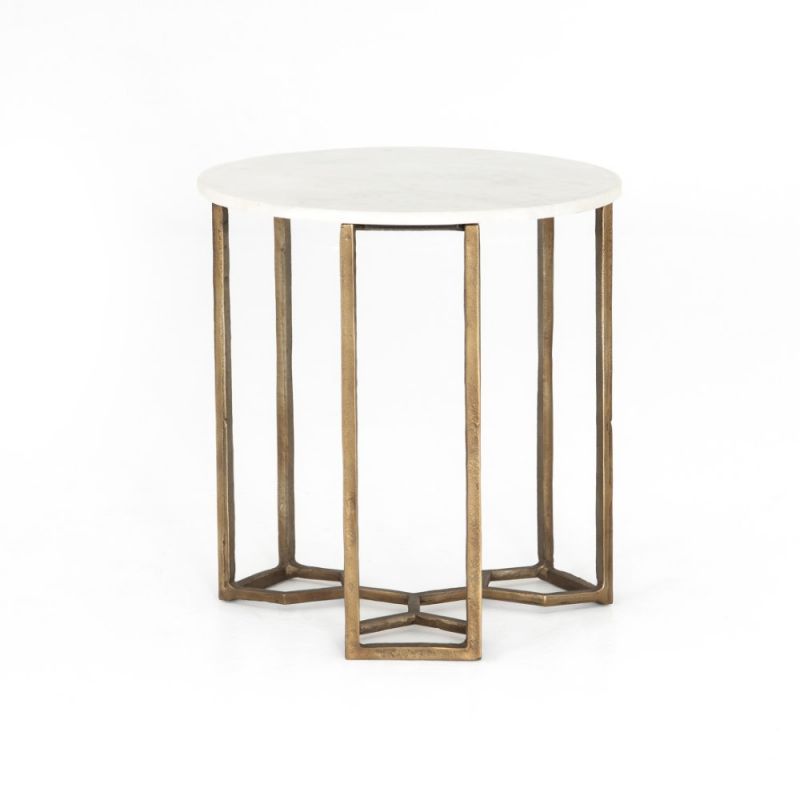 Four Hands - Naomi Marble End Table - IMAR-205