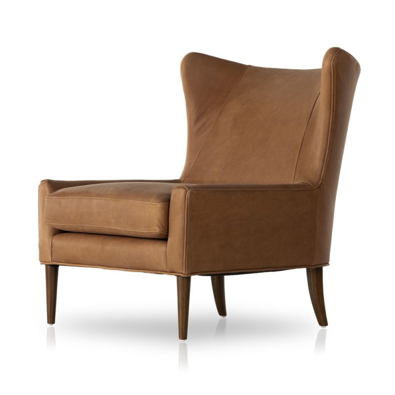 Four Hands - Marlow Wing Chair - Palermo Cognac - 106148-012