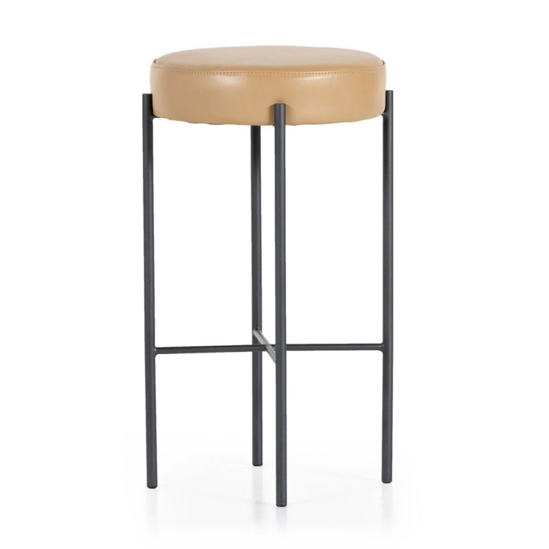 Four Hands - Nocona Bar Stool - Natural Leather - 226810-011