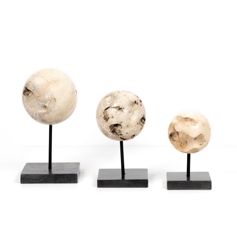 Four Hands - Organic Stone Sculptures (Set of 3) - 227719-001