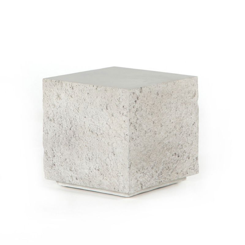 Four Hands - Otero Outdoor Square End Table - Matte Stone - 226320-001