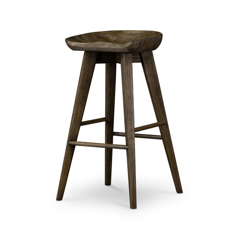 Four Hands - Paramore Swivel Stool - Bs Grey - Counter - 107657-005