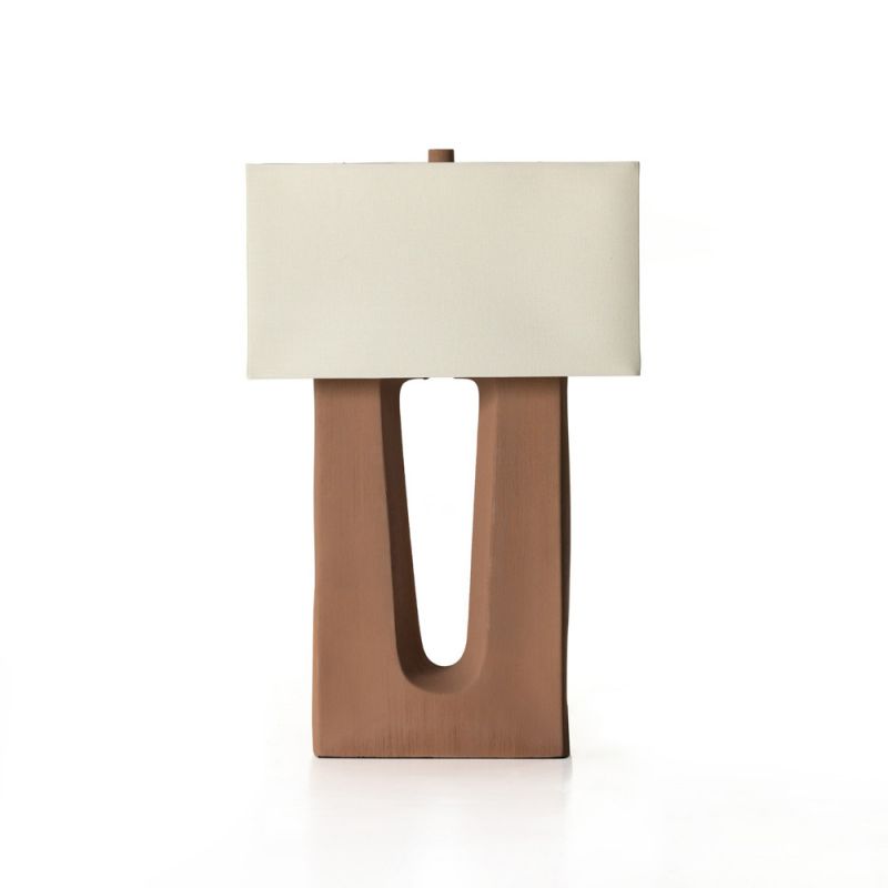 Four Hands - Ryker - Cuit Table Lamp - Terracotta Ceramic - 228939-004
