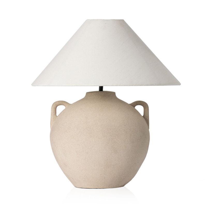 Four Hands - Ryker - Mays Table Lamp - Light Sand Porcelain - 230983-002