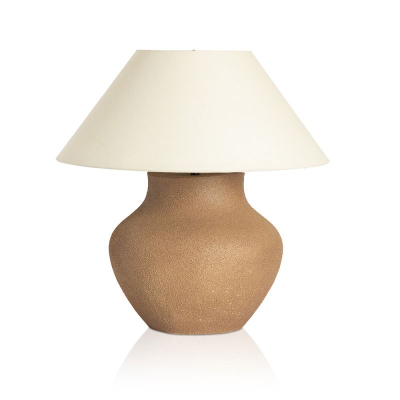 Four Hands - Ryker - Parma Ceramic Table Lamp - Dark Sand - 235155-001