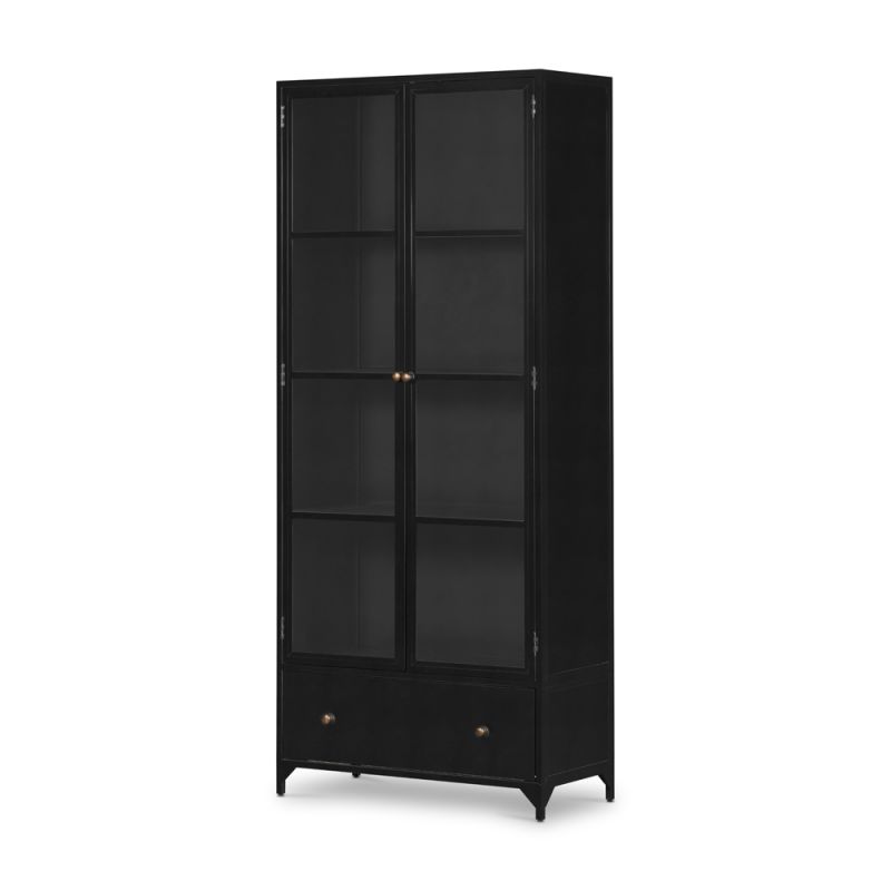 Four Hands - Shadow Box Cabinet - Black - 225768-001