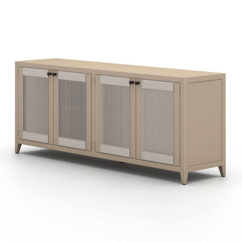 Four Hands - Sherwood Outdoor Sideboard - Washed Brown-FSC - 226945-001