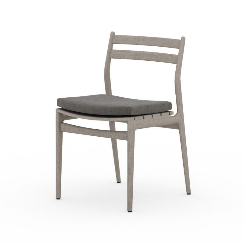 Four Hands - Atherton Outdoor Dining Chair - Grey/Charcoal - JSOL-08301K-562