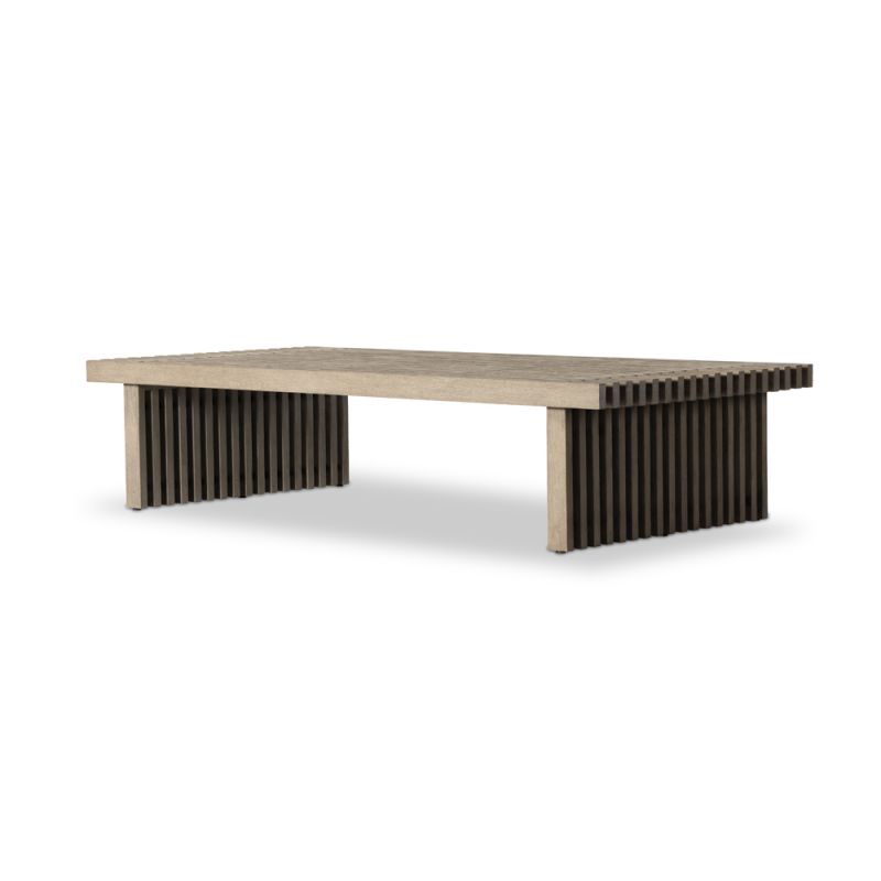 Four Hands - Solano - Haskell Outdoor Coffee Table-Grey-Fsc - 233790-002