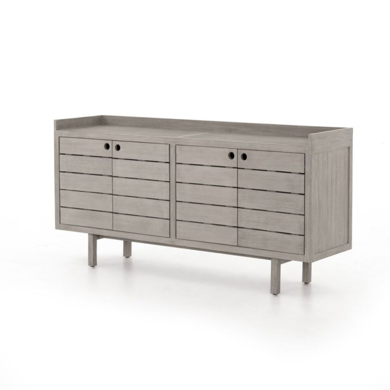 Four Hands - Solano Lula Outdoor Sideboard-Weathered Grey -JSOL-060A