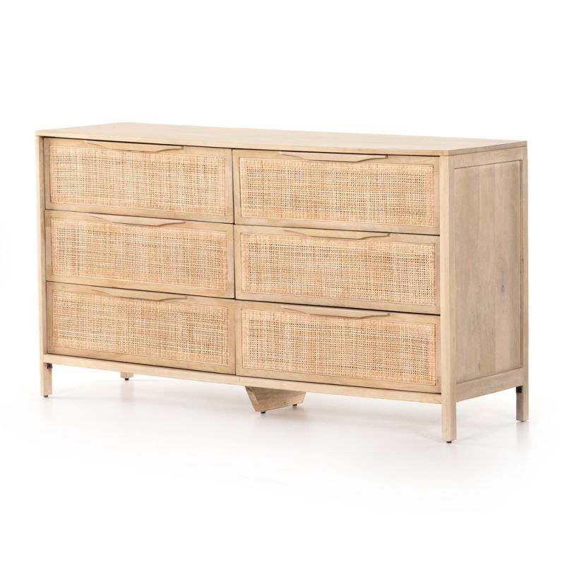 Four Hands - Sydney 6 Drawer Dresser - Natural Mango - 224923-001