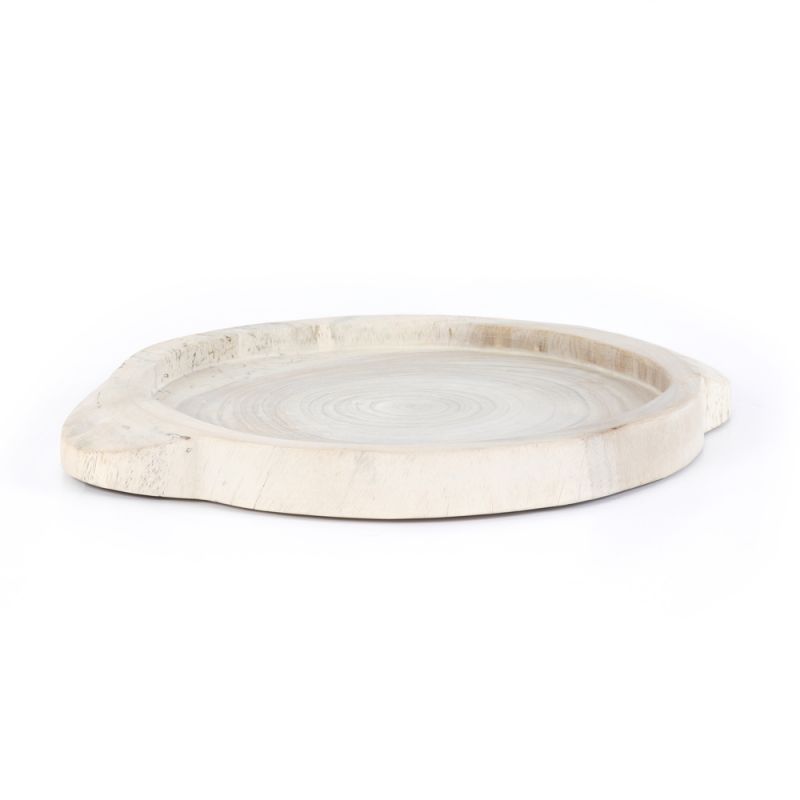 Four Hands - Tadeo Round Tray - Ivory - 223765-001