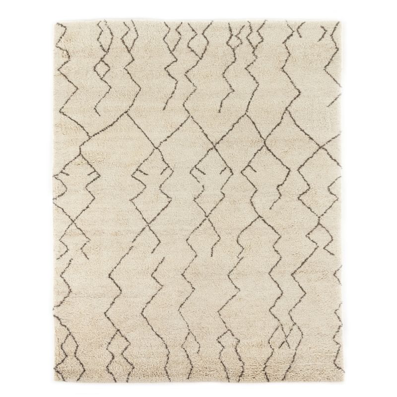 Four Hands - Taza Moroccan Hand - Knotted Rug - Taza - 8x10 - 230616-001