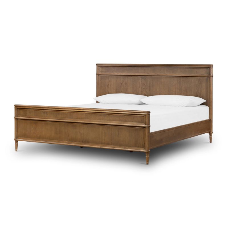 Four Hands - Toulouse King Bed - Toasted Oak Veneer - 231966-002