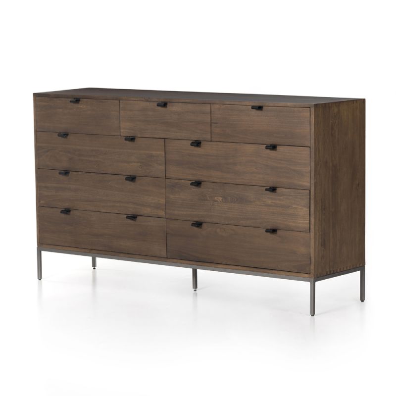 Four Hands - Trey 9 Drawer Dresser - Auburn Poplar - 230300-001
