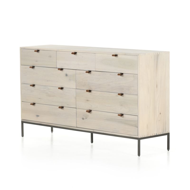 Four Hands - Trey 9 Drawer Dresser - Dove Poplar - 230300-003