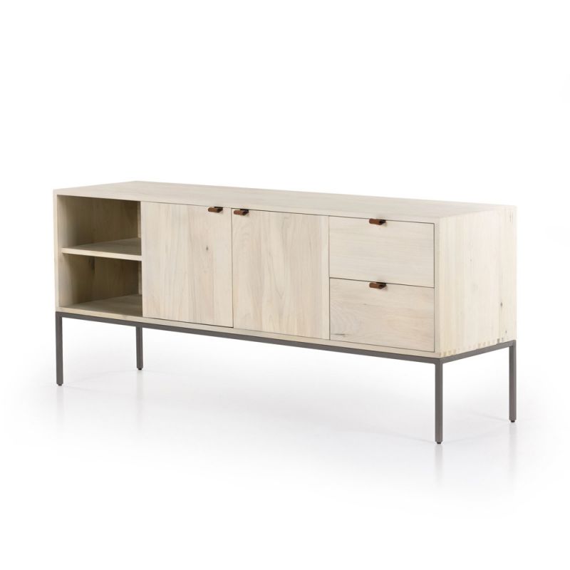 Four Hands - Trey Media Console - Dove Poplar - 107315-005