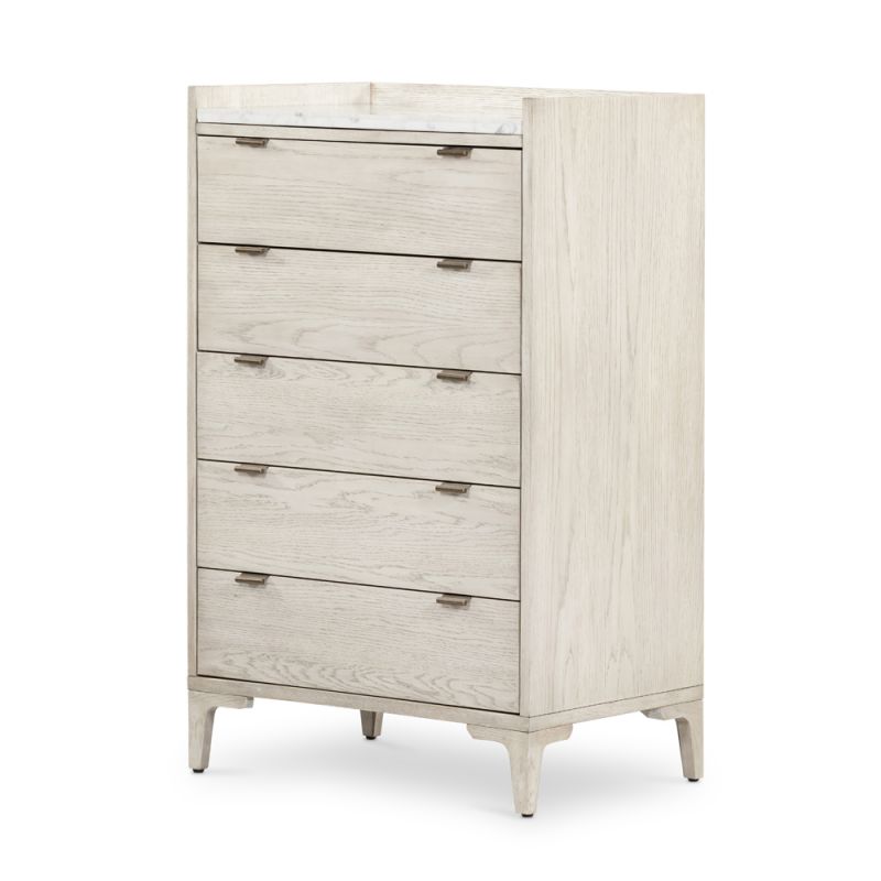 Four Hands - Viggo Tall Dresser - Vintage White Oak - 224159-001