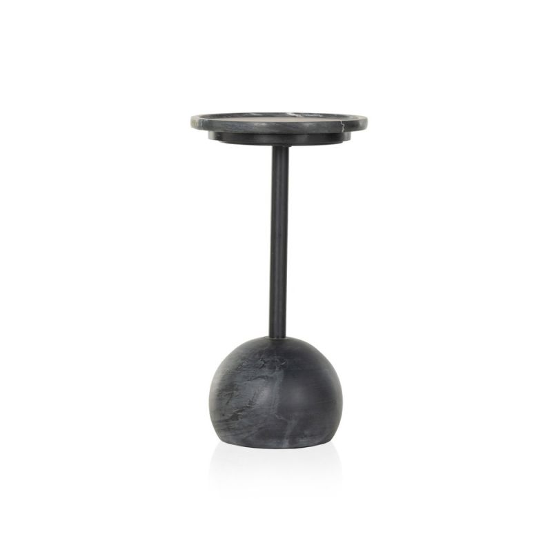 Four Hands - Viola Accent Table - Black Marble - 224056-003