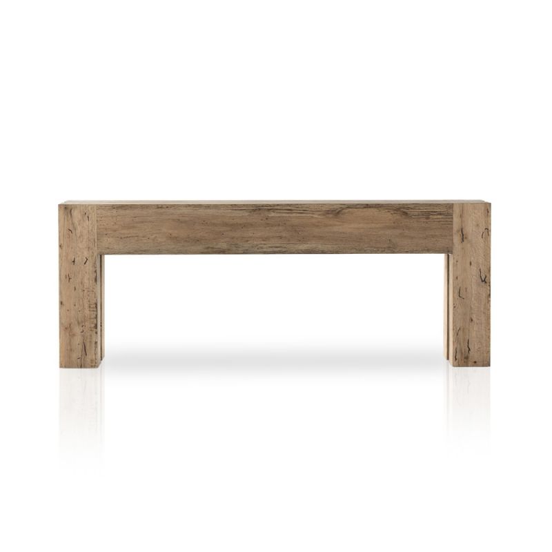 Four Hands - Wesson - Abaso Console Table - Rustic Wormwood Oak - 229656-002