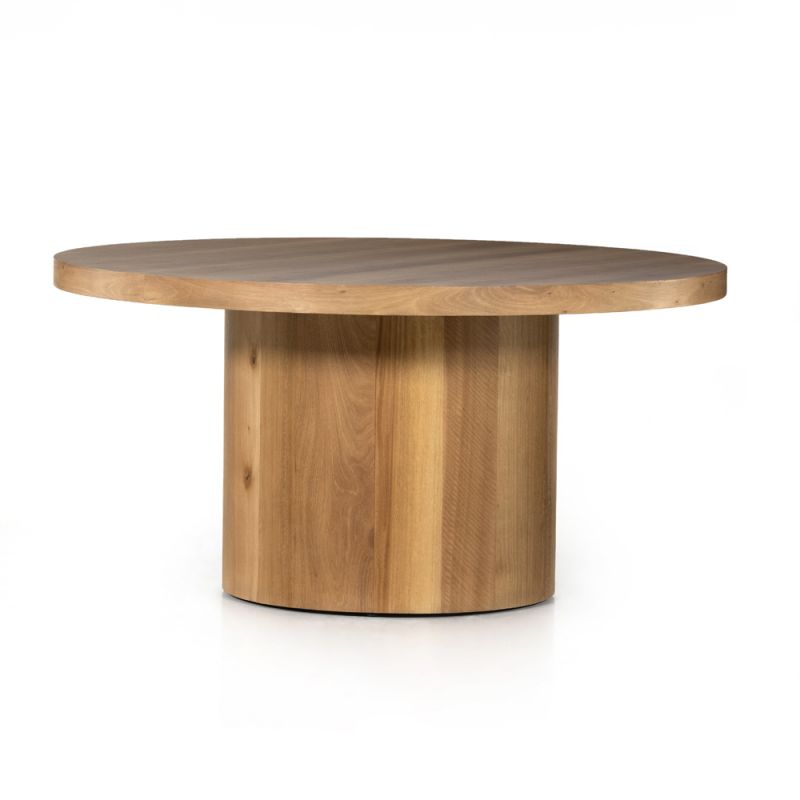 Four Hands - Wesson - Hudson Round Dining Table-Natural Yukas - 224372-003