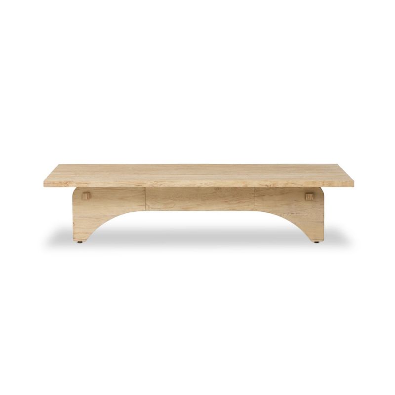 Four Hands - Wesson - Kitridge Coffee Table - Bleached Alder - 239081-001