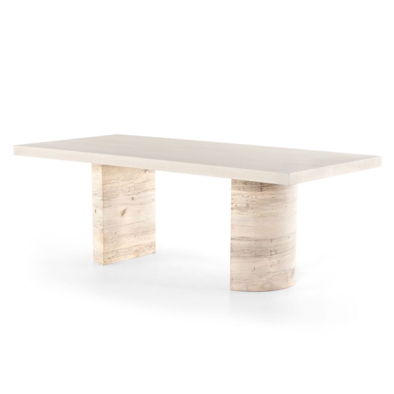 Four Hands - Wesson - Liv Dining Table-Pale Oak Veneer - 224609-001