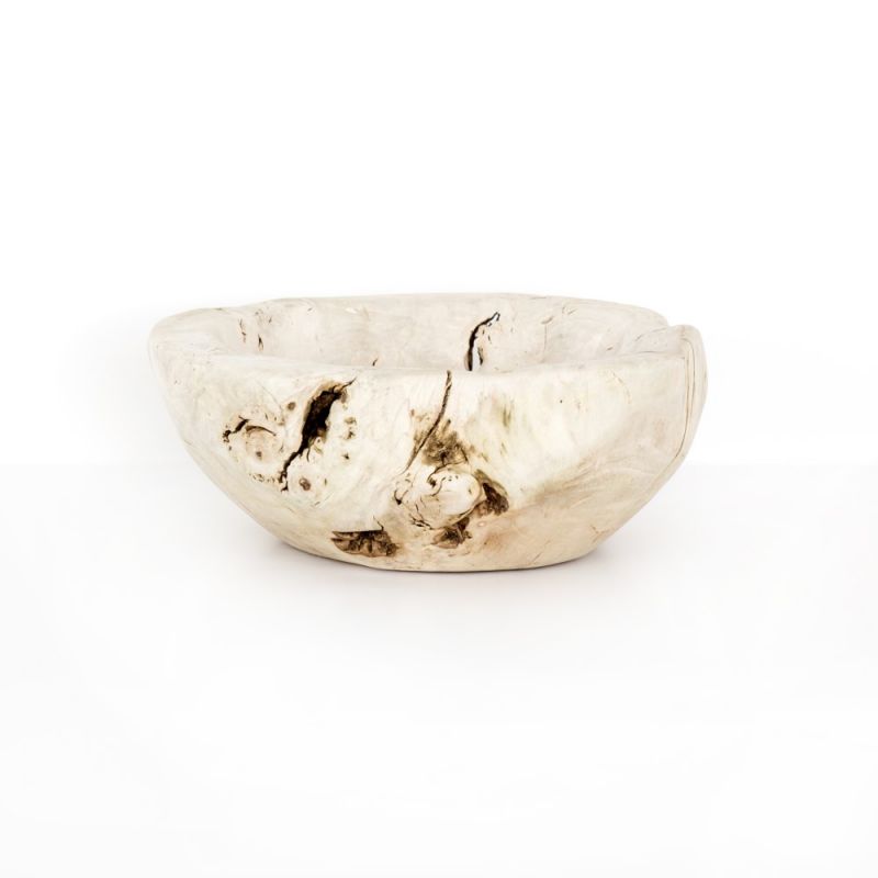 Four Hands - Reclaimed Wood Bowl - Ivory - UWES-189
