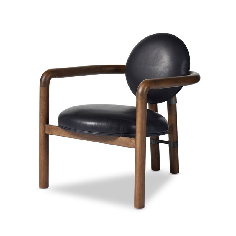 Four Hands - Westgate - Bria Chair-Heirloom Black - 225440-008