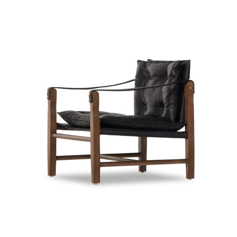 Four Hands - Westgate - Lenz Chair-Heirloom Black - 230361-003