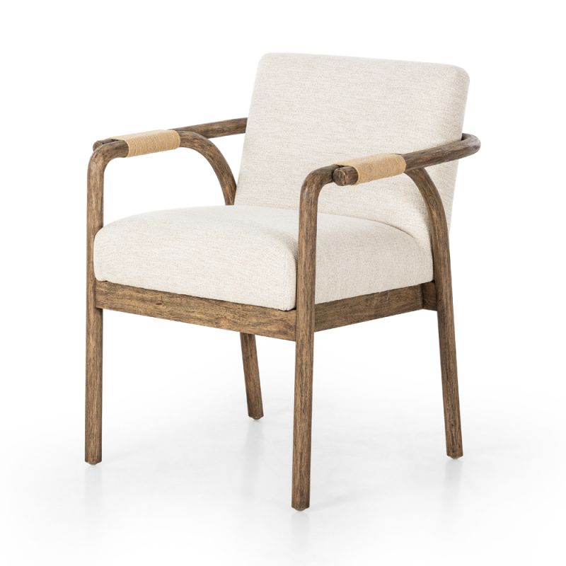 Four Hands - Westgate - Rosie Dining Armchair-San Remo Oat - 231199-003