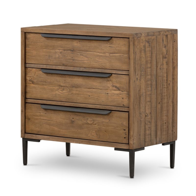 Four Hands - Wyeth 3 Drawer Dresser - Rustic Sandalwood - 108381-005