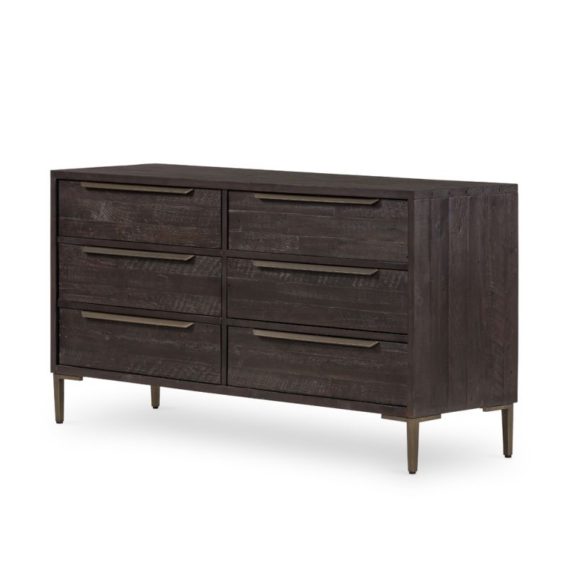 Four Hands - Wyeth 6 Drawer Dresser - Dark Carbon - 108383-005