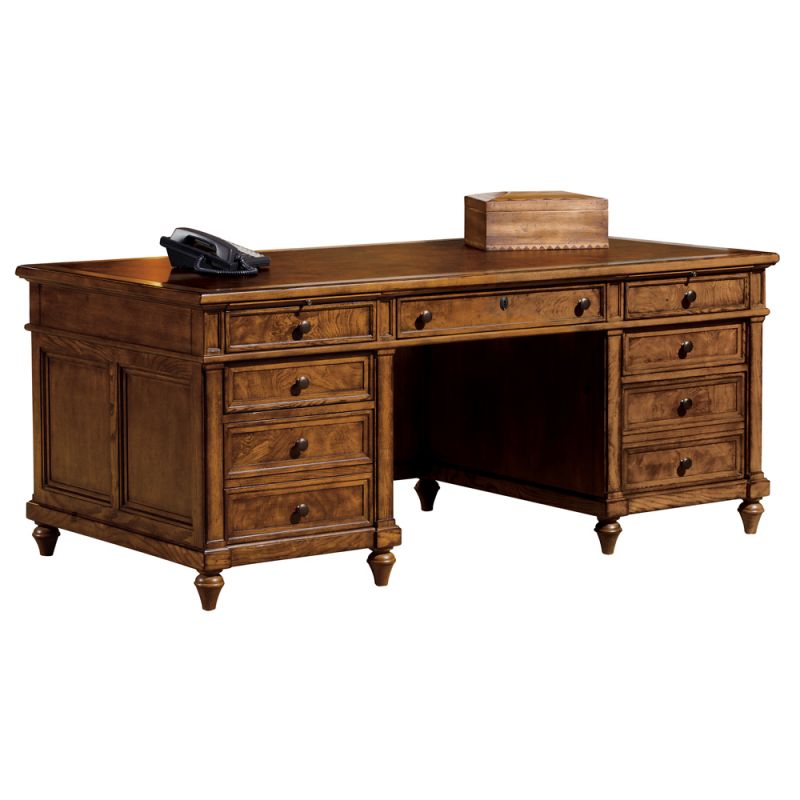 Hekman Furniture - Urban Ash Burl - Executive Desk - 79100