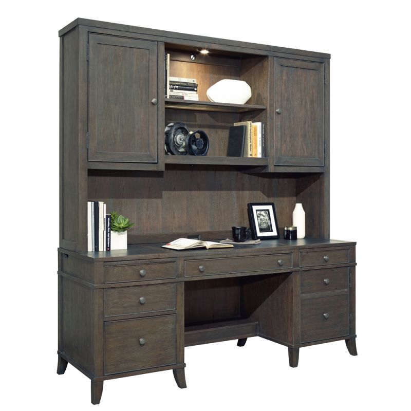 Hekman Furniture - Urban - Executive Deck and Credenza - 79322_79321